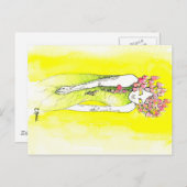 胞子を着た ポストカード (正面/裏面)