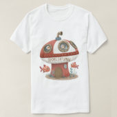 胞子探査機 – Steampunk Toadstool潜水艦T-S Tシャツ (デザイン正面)