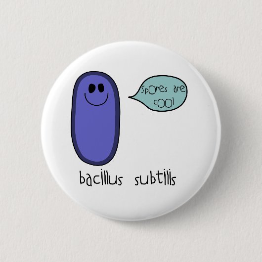 胞子 缶バッジ (正面)