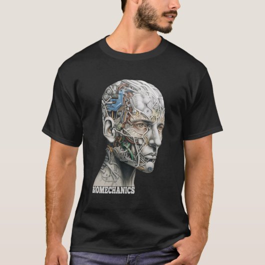 胡主科学解剖学バイオメカニクス Tシャツ (正面)