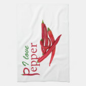 胡椒が大好きだ キッチンタオル (縦)