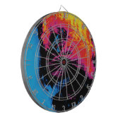 胡椒とプラスチックを混ぜ合わせた ダーツボード (正面左)