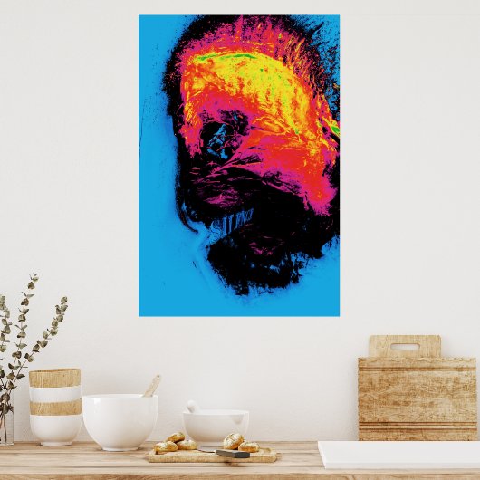 胡椒とプラスチックを混ぜ合わせた ポスター (キッチン)