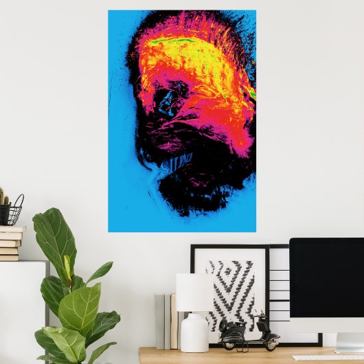 胡椒とプラスチックを混ぜ合わせた ポスター (ホームオフィス)