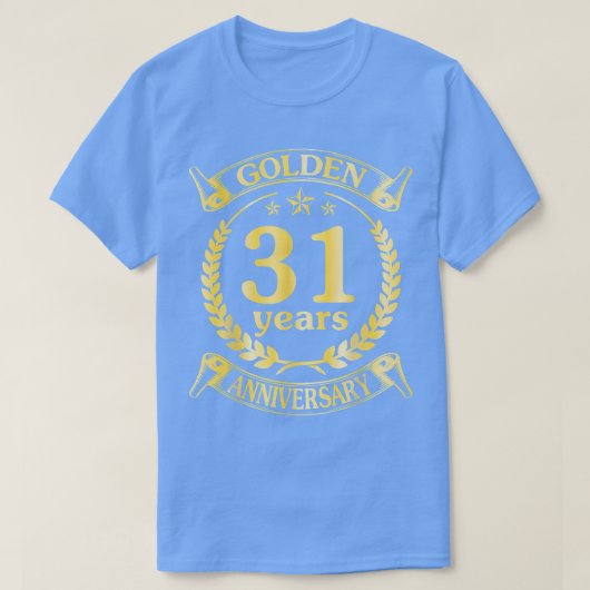 胡結婚結婚したの31周年 Tシャツ (デザイン正面)