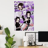 胡蝶忍 ポスター (ホームオフィス)