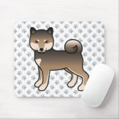 胡麻柴犬のキャラクタードッグ マウスパッド (マウス)