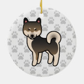胡麻柴犬 セラミックオーナメント (裏面)