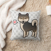 胡麻柴犬 愛 クッション (ブランケット)