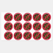 胡麻種子アレルギーだ ラベル (シート)