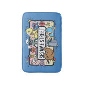 胡麻 |ゴマパールのドードル記号 バスマット (正面縦)