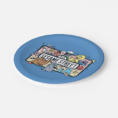 胡麻 |ゴマパールのドードル記号 ペーパープレート (アングル)