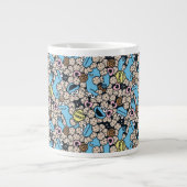 胡麻 | Cookieモンスタードードルパターン ジャンボコーヒーマグカップ (正面)