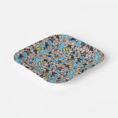 胡麻 | Cookieモンスタードードルパターン ペーパープレート (傾斜あり)