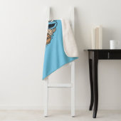 胡麻 | Cookie Monster Doodleハート シェルパブランケット (インサイチュ)