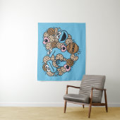 胡麻 | Cookie Monster Doodleハート タペストリー (インサイチュ)