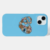 胡麻 | Cookie Monster Doodleハート Case-Mate iPhoneケース (裏面 (横))