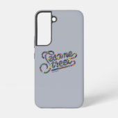 胡麻 | Cookie Monster Doodleハート Samsung Galaxyケース (裏面)