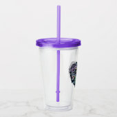 胡麻 | Count von Count Doodleハート アクリルタンブラー (右)