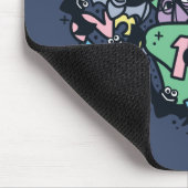 胡麻 | Count von Count Doodleハート マウスパッド (コーナー)