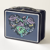 胡麻 | Count von Count Doodleハート メタルランチボックス (正面)