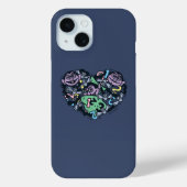 胡麻 | Count von Count Doodleハート Case-Mate iPhoneケース (裏面)