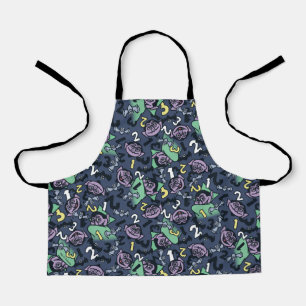 胡麻   Count von Count Doodle Pattern エプロン