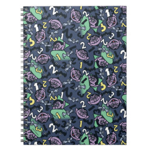 胡麻 Count von Count Doodle Pattern ノートブック