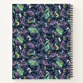 胡麻 | Count von Count Doodle Pattern ノートブック (裏面)