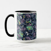 胡麻 | Count von Count Doodle Pattern マグカップ (左)
