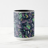 胡麻 | Count von Count Doodle Pattern マグカップ (中央)