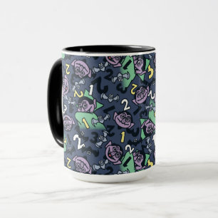 胡麻 Count von Count Doodle Pattern マグカップ