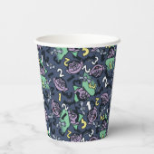 胡麻 | Count von Count Doodle Pattern 紙コップ (裏面)