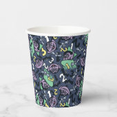 胡麻 | Count von Count Doodle Pattern 紙コップ (左)