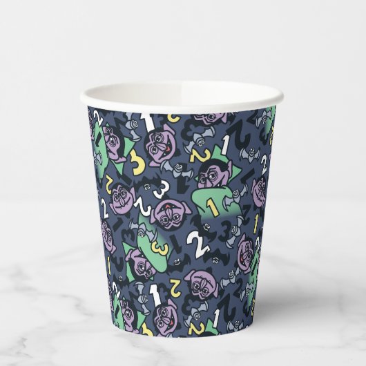 胡麻 | Count von Count Doodle Pattern 紙コップ (左)