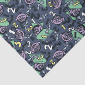 胡麻 | Count von Count Doodle Pattern 薄葉紙 (詳細)