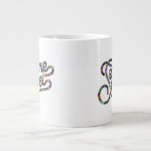 胡麻 | Doodleロゴ ジャンボコーヒーマグカップ (正面)