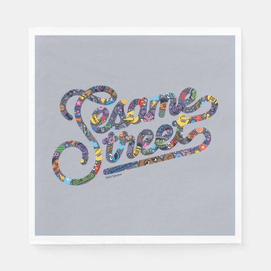 胡麻 | Doodleロゴ スタンダードランチョンナプキン (正面)