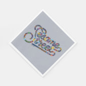 胡麻 | Doodleロゴ スタンダードランチョンナプキン (角)