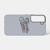 胡麻 | Doodleロゴ Samsung Galaxyケース (裏面横)