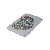 胡麻 | Oscar the Grouch Doodleハート バスマット (アングル)