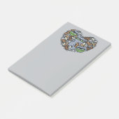 胡麻 | Oscar the Grouch Doodleハート ポストイット (アングル)