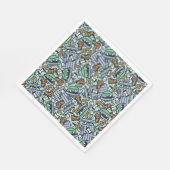 胡麻 | Oscar the Grouch Pattern スタンダードランチョンナプキン (角)