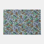 胡麻 | Oscar the Grouch Pattern ドアマット (正面)