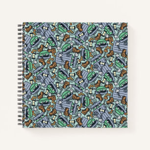 胡麻 Oscar the Grouch Pattern ノートブック