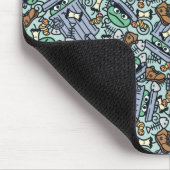 胡麻 | Oscar the Grouch Pattern マウスパッド (コーナー)