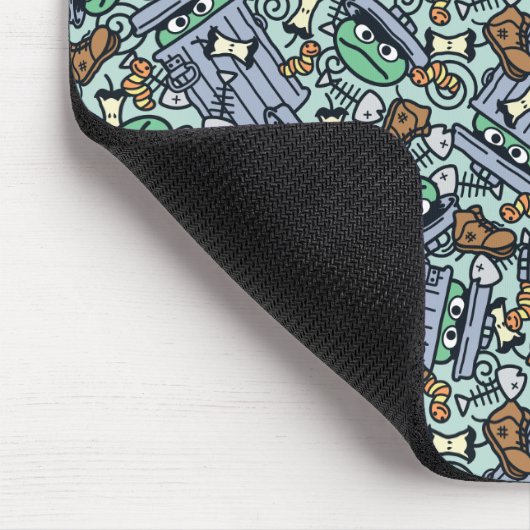 胡麻 | Oscar the Grouch Pattern マウスパッド (コーナー)