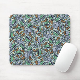 胡麻 Oscar the Grouch Pattern マウスパッド