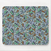胡麻 | Oscar the Grouch Pattern マウスパッド (正面)