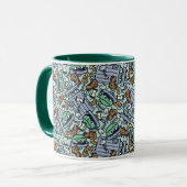 胡麻 | Oscar the Grouch Pattern マグカップ (正面左)